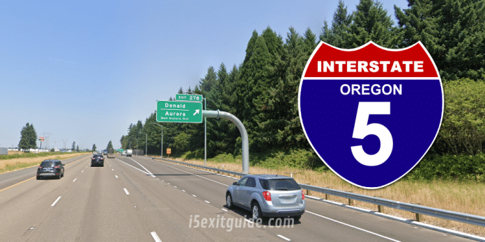 Aurora, Oregon I-5 Traffic | Oregon I-5 Construction | I-5 Exit Guide