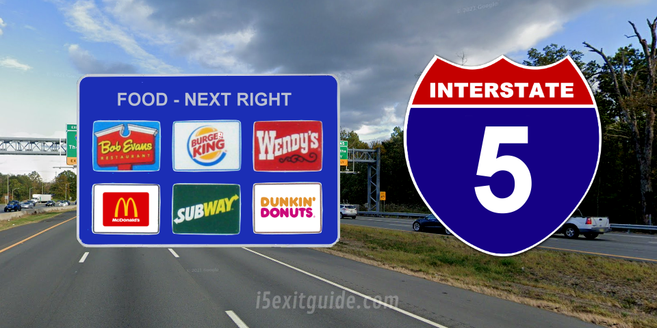 Oregon I-5 Food | I-5 Exit Guide