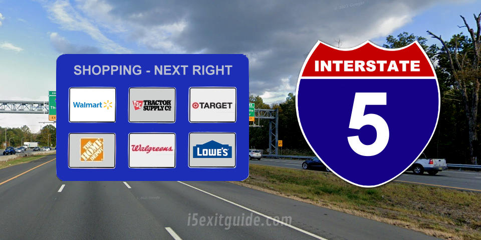 Oregon I-5 Shopping | I-5 Exit Guide