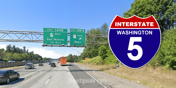 Kent, Washington I-5 Traffic | I-5 Construction | I-5 Exit Guide